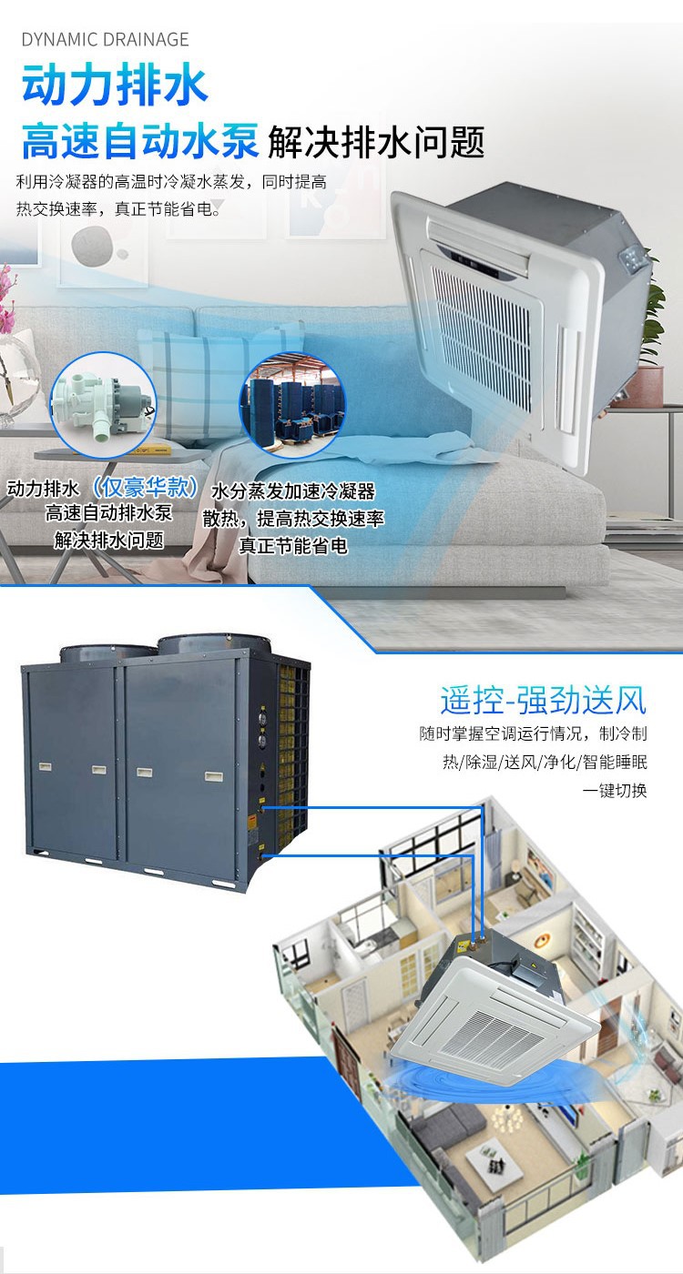 卡式風機盤管如何排水？